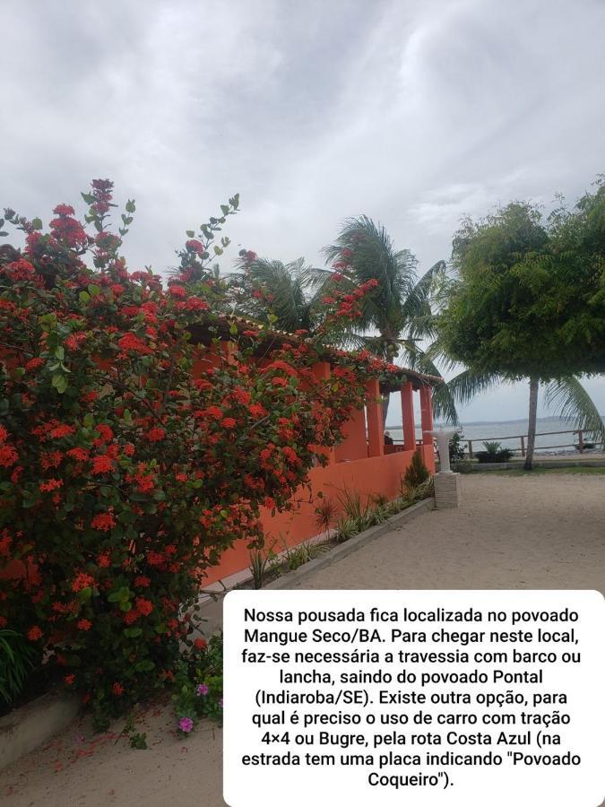 Pousada Grao De Areia Beira Mar Mangue Seco  Exterior photo